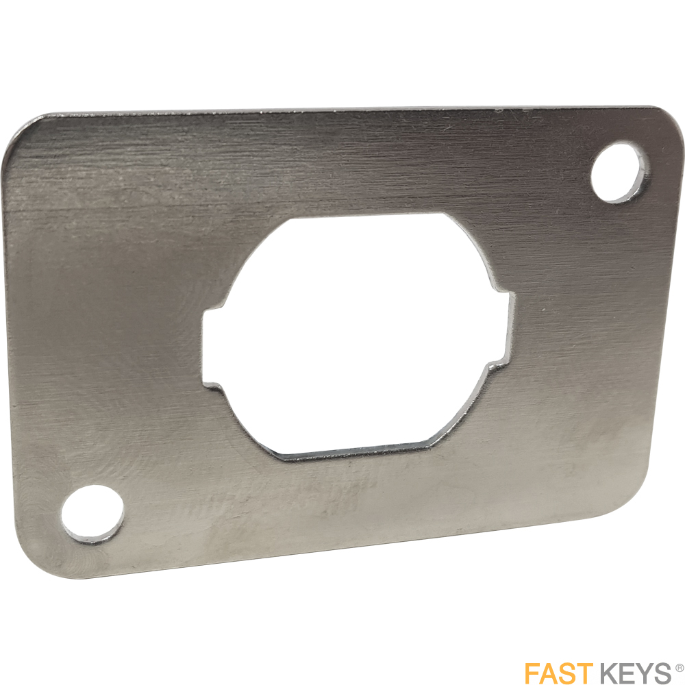 Adaptor Plate for Cam Locks and Coin Return Locks Striking Plates