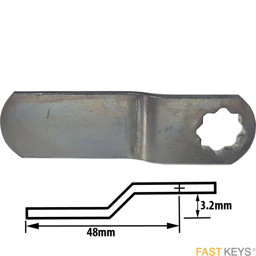 Cam11 L&F cranked cam A= 3.2mm B= 48mm