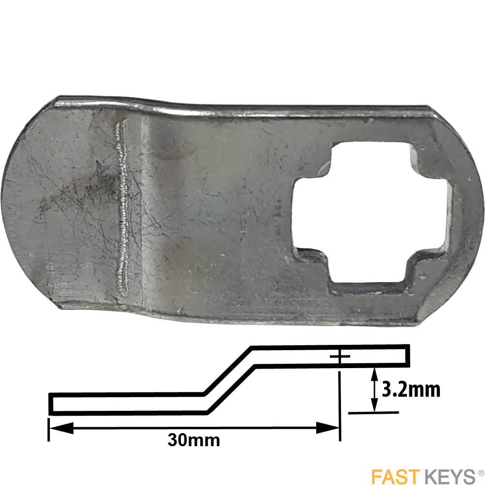 CAM115 L&F cranked cam - 30mm with 3.2mm crank