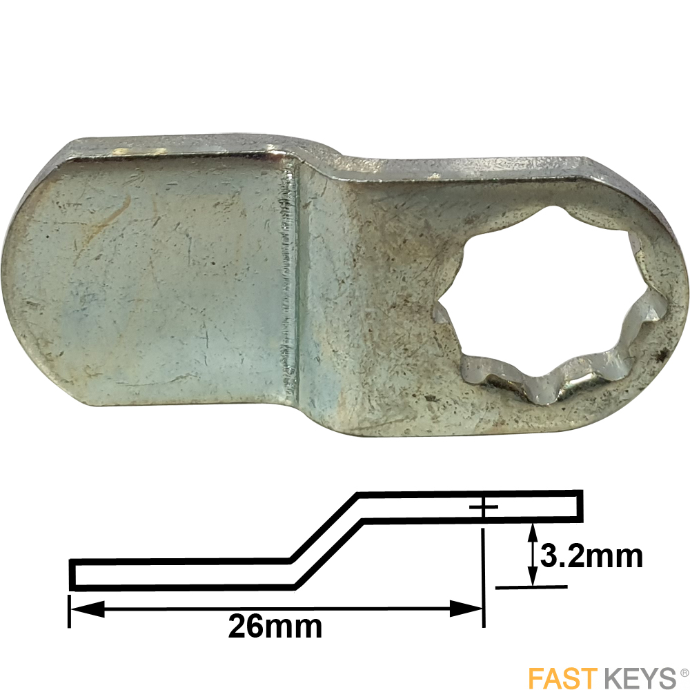 CAM117 Ronis cranked cam - 26mm with 3.2mm crank Cams