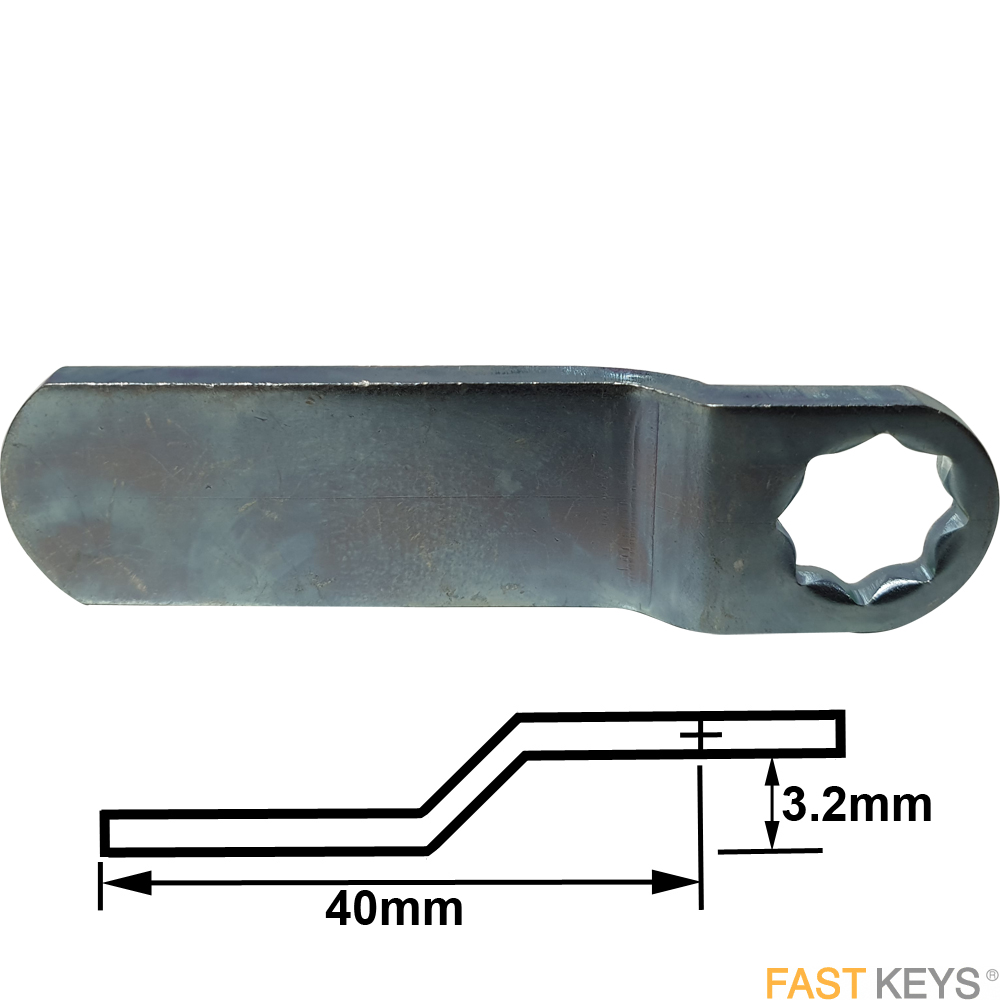 CAM118 Ronis cranked cam - 50mm with 3.2mm crank