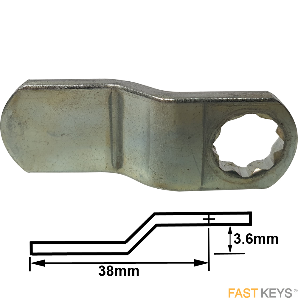 CAM120 L&F cranked cam - 37mm with 6.4mm crank Cams