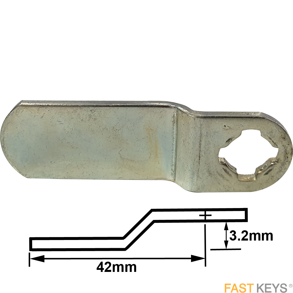 Cam122 Ronis Celtic X cranked cam - 42mm with 3.2mm crank