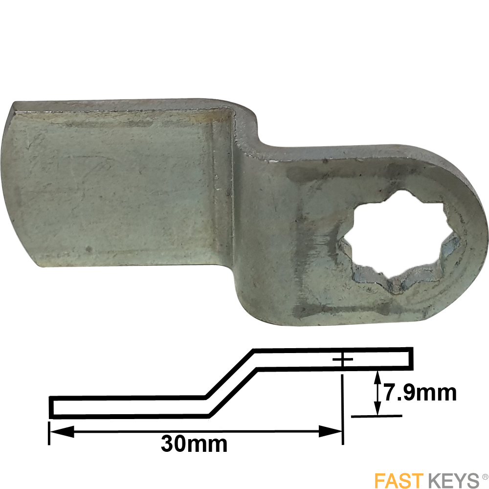CAM124 L&F cranked cam - 30mm with 7.9mm crank