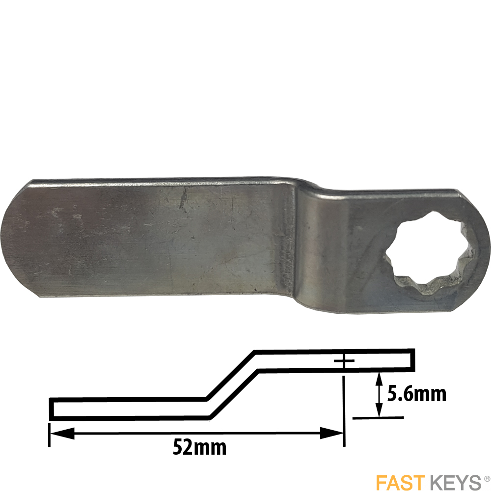 Cam13 L&F cranked cam A= 5.6mm B= 52mm