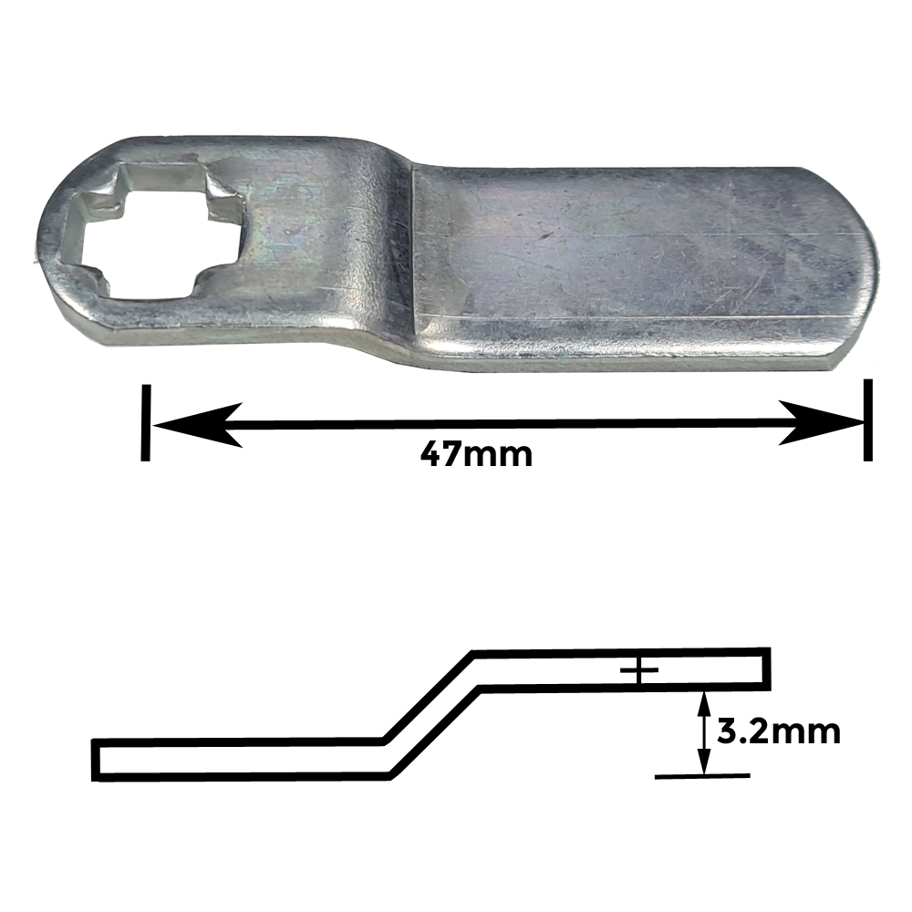 Cam137 L&F cranked cam A= 3.2mm B= 47mm Cams