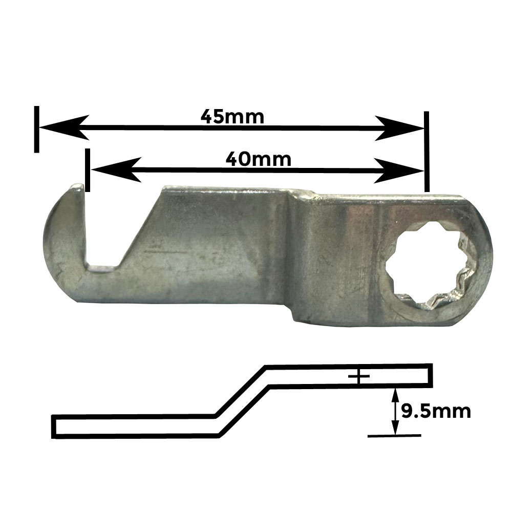 CAM143 Lowe and Fletcher 45mm Hooked Cam With 9.5mm Crank Cams
