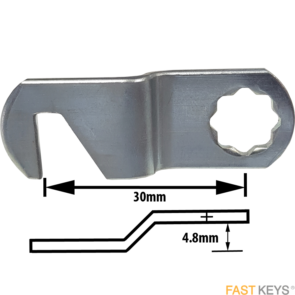 Cam21 L&F Cranked Hooked Cam A= 4.8mm B= 29mm Cams
