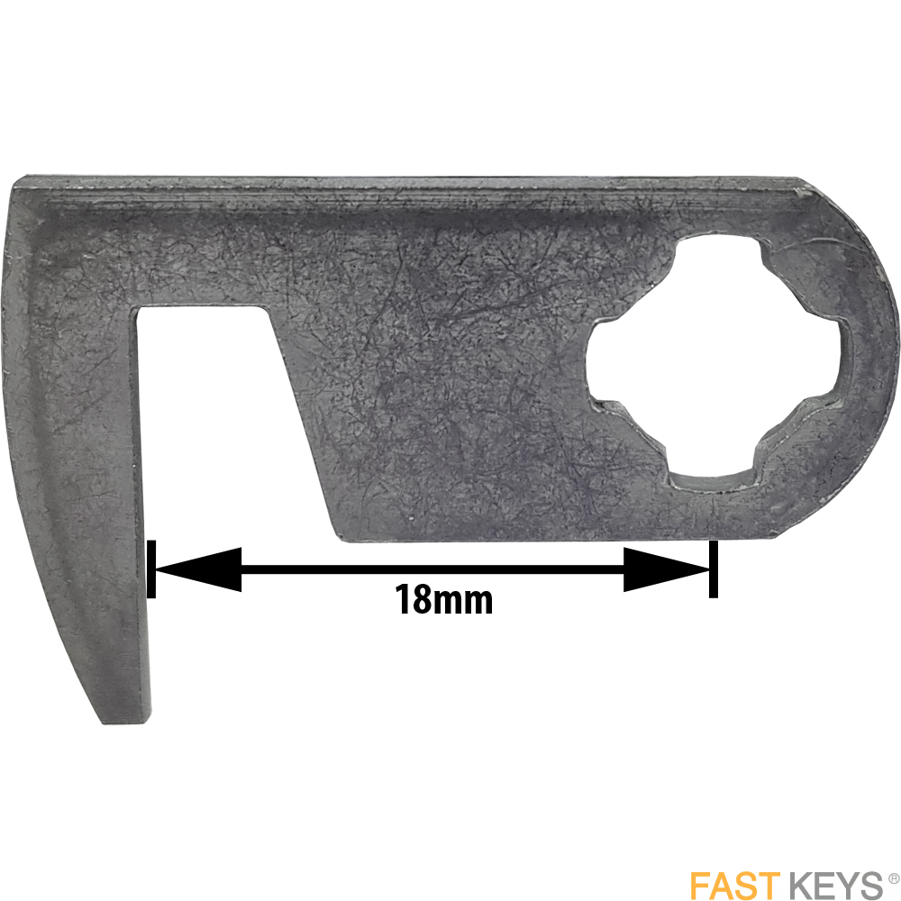 Cam25 L&F Mini hooked cam A= 4.8mm B= 30mm