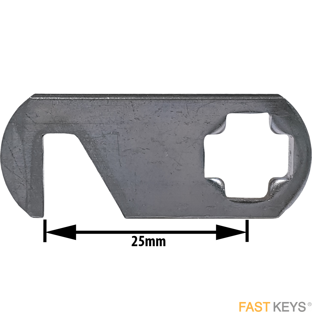 Cam45 L&F HOOKED CAM B= 25MM