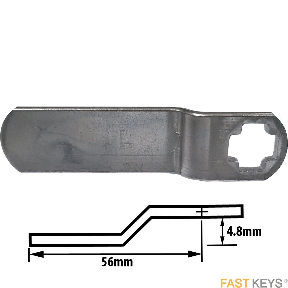 Cam47 L&F cranked cam A= 4.8mm B=56mm Cams