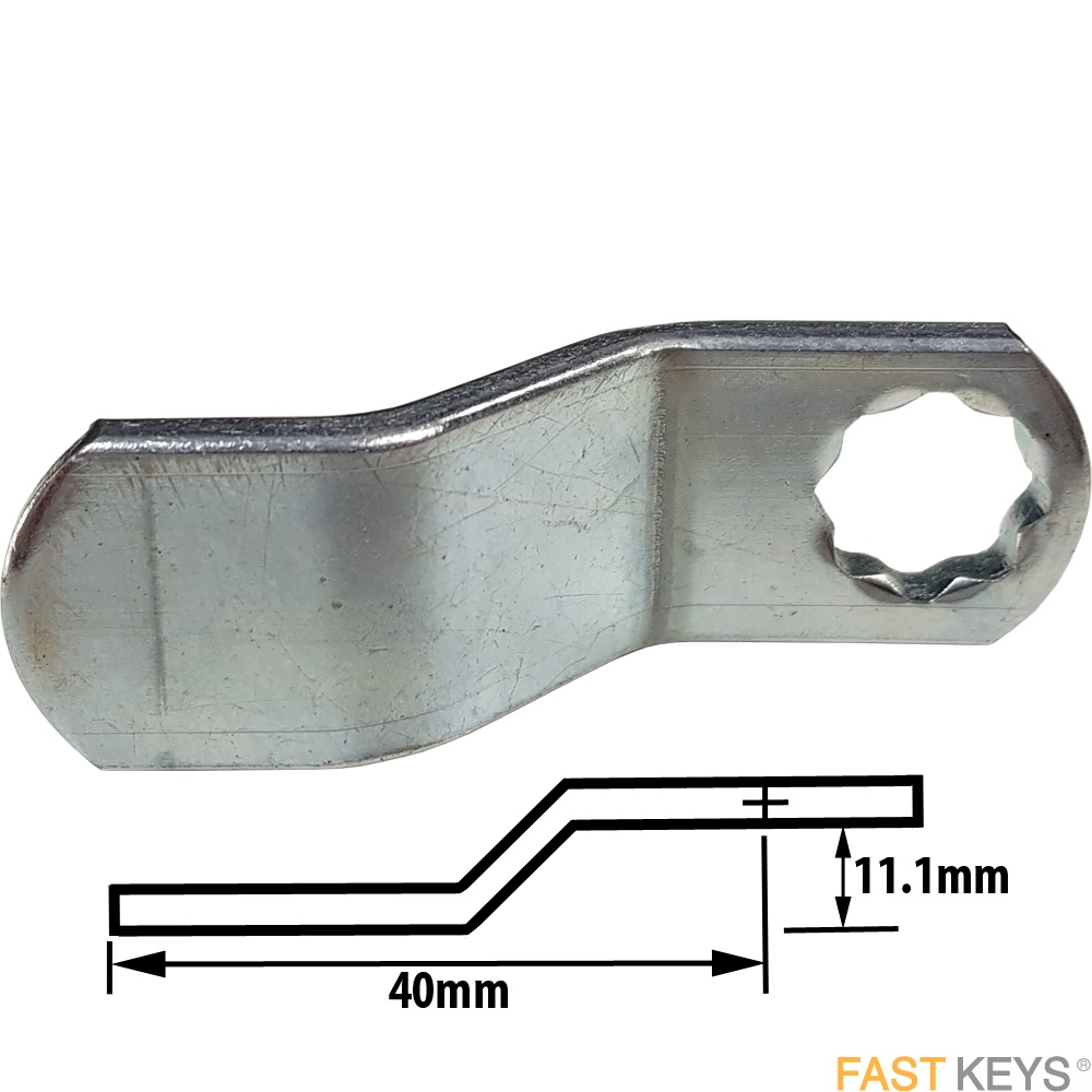 CAM57 L&F cranked cam A= 11.1mm B= 40mm