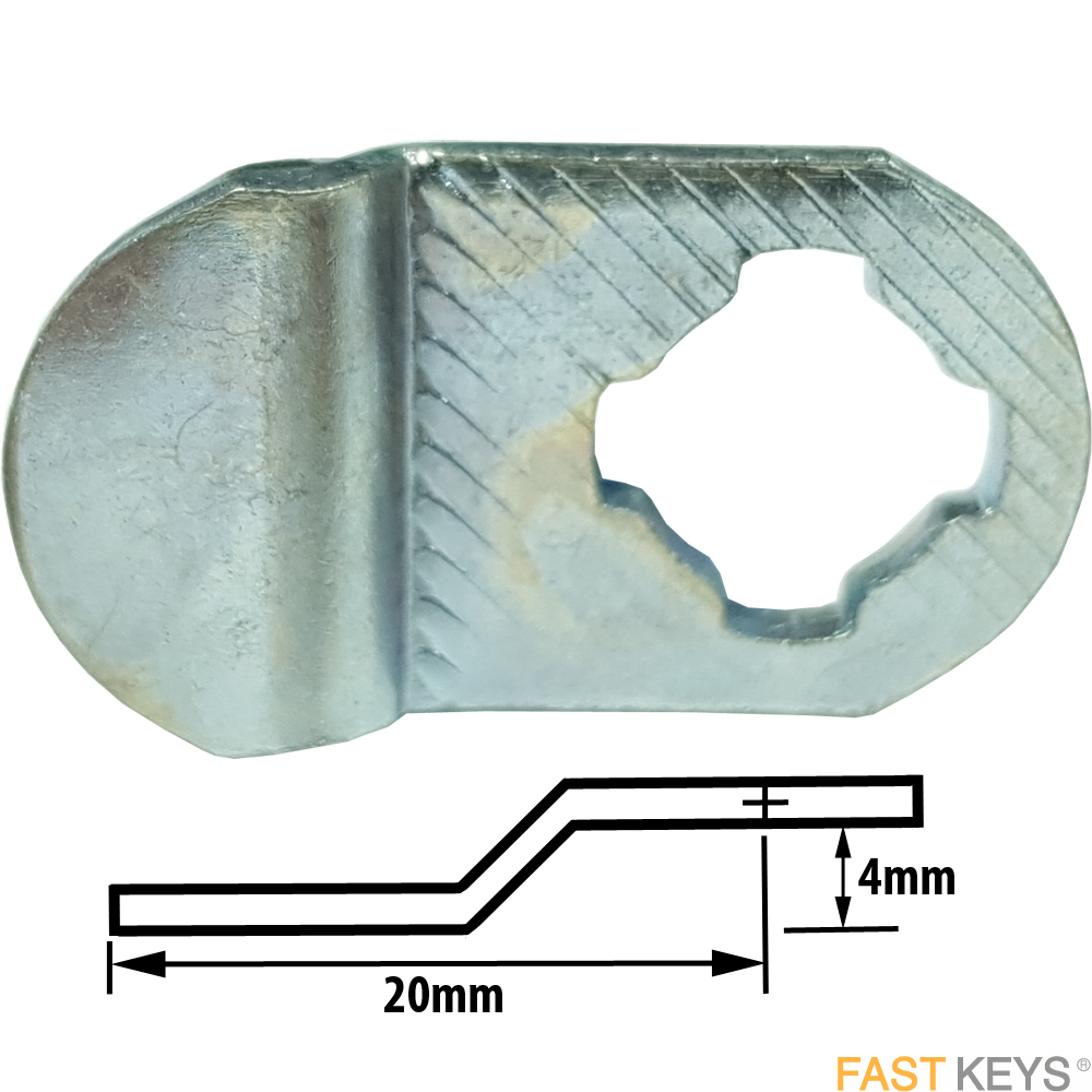 Cam65 Ronis Celtic X cranked cam A= 4mm B= 20mm