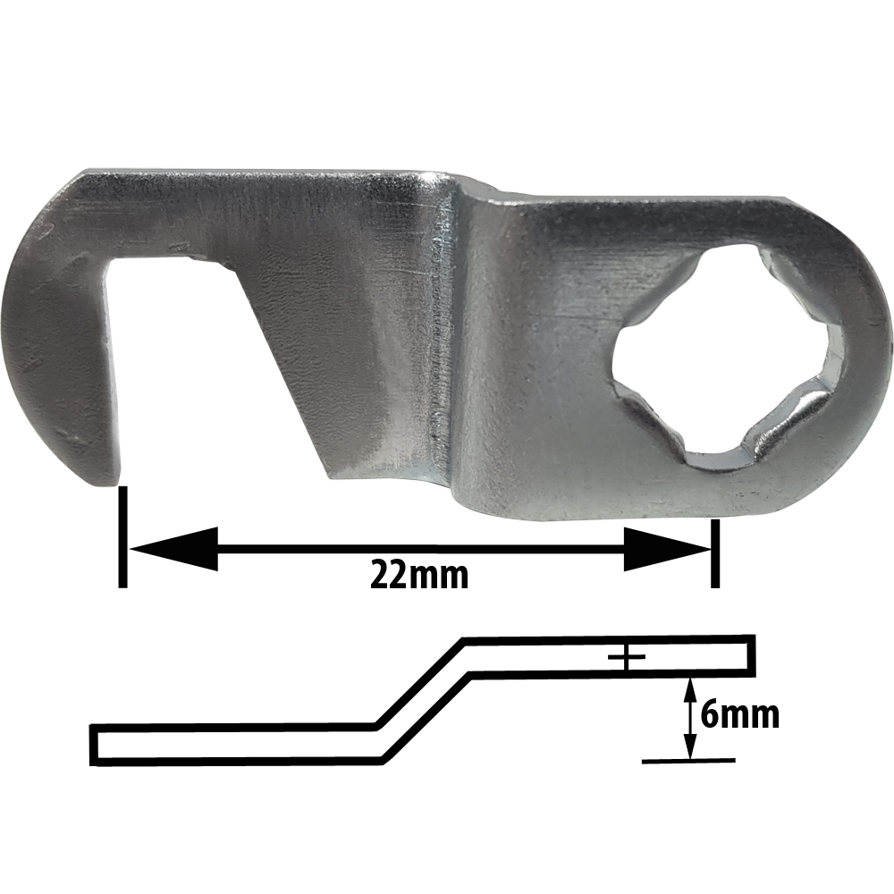 Cam66 Ronis Celtic X cranked hook cam A= 6mm B= 22mm