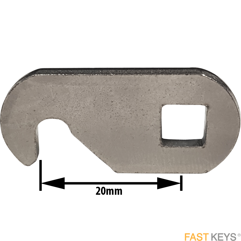 Cam84 Huwil hooked cam B= 20mm