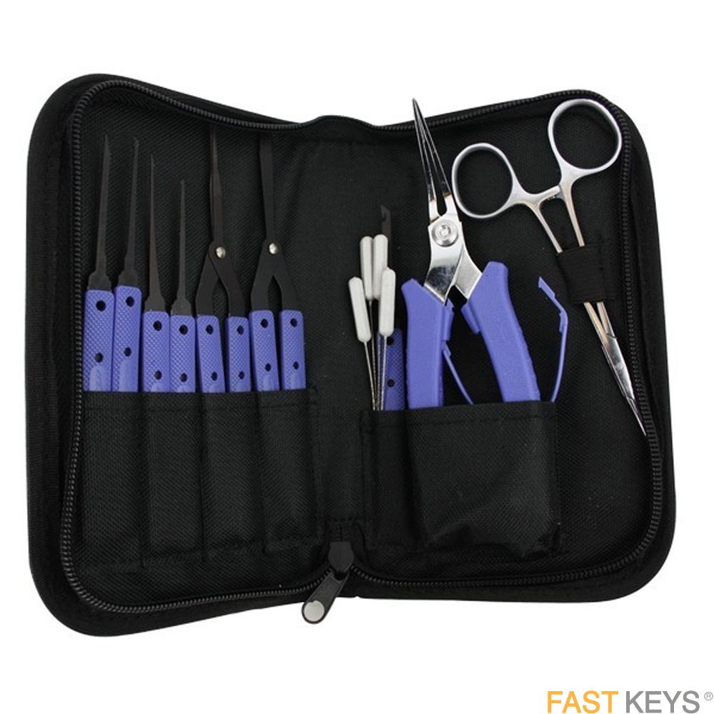 KLOM 9 piece scissor extractor set Locksmith Tools