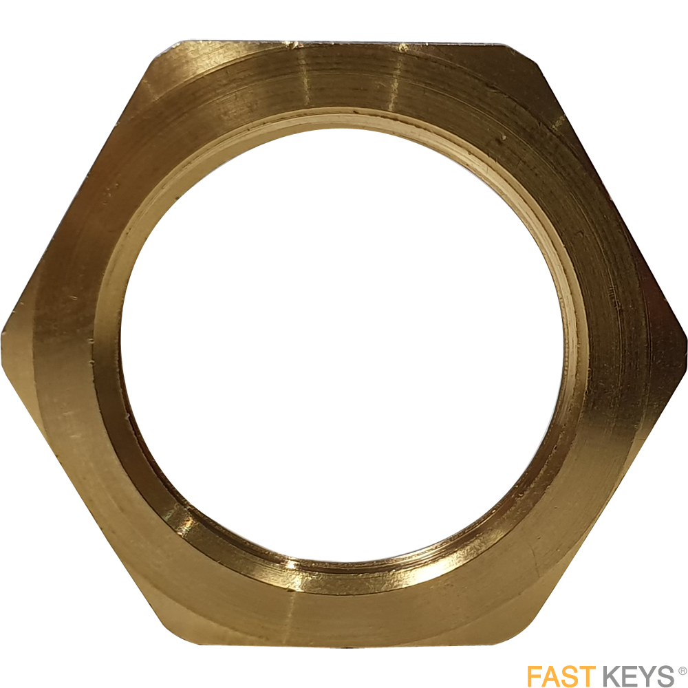 Cam lock locking nut, suitable for use with L&F 0869 locks