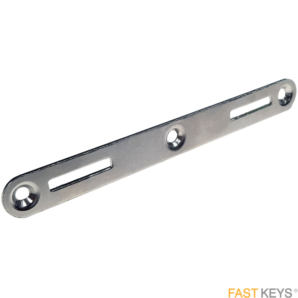 Ojmar Latch plate for Tambour Locks, Nikel Plated Striking Plates
