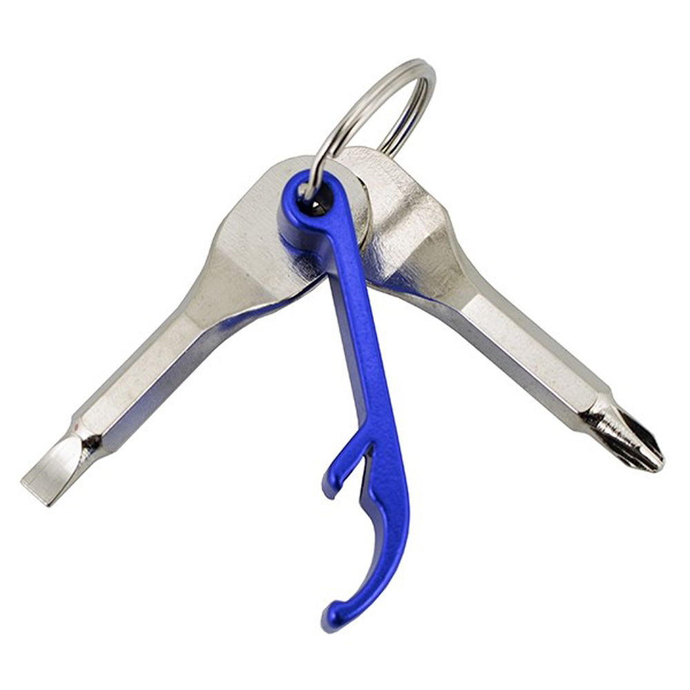 Screwdriver & Bottle Opener Key Ring CA290 Key Rings