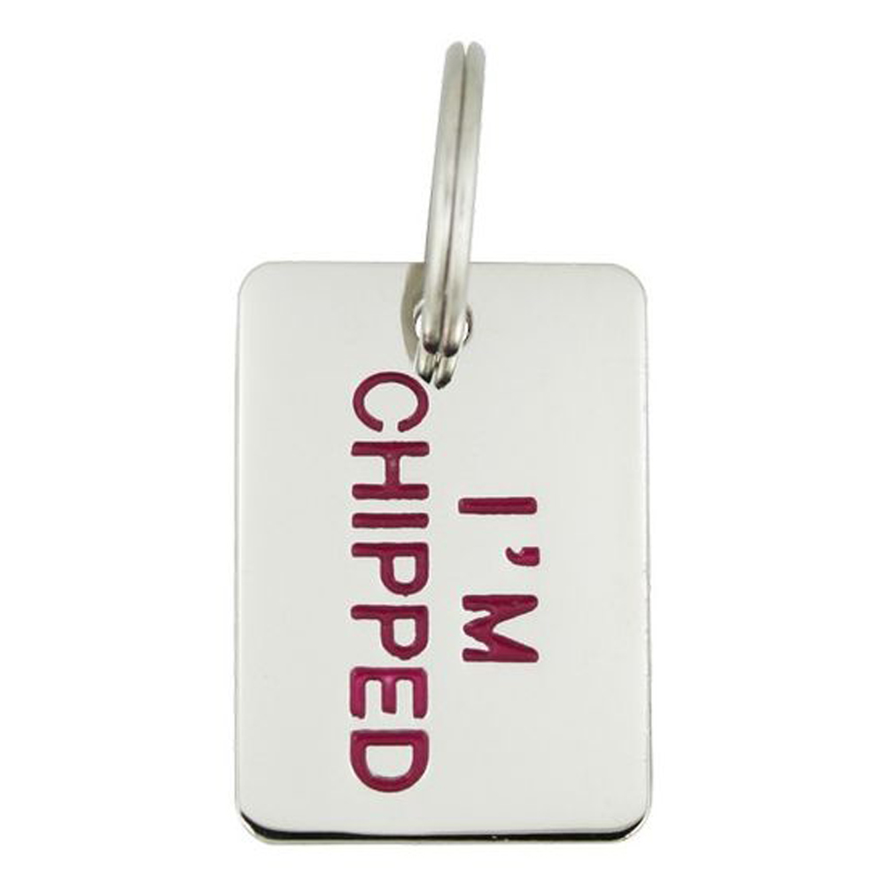 Pet Tag - "I'm Chipped" Tag Dog Tags
