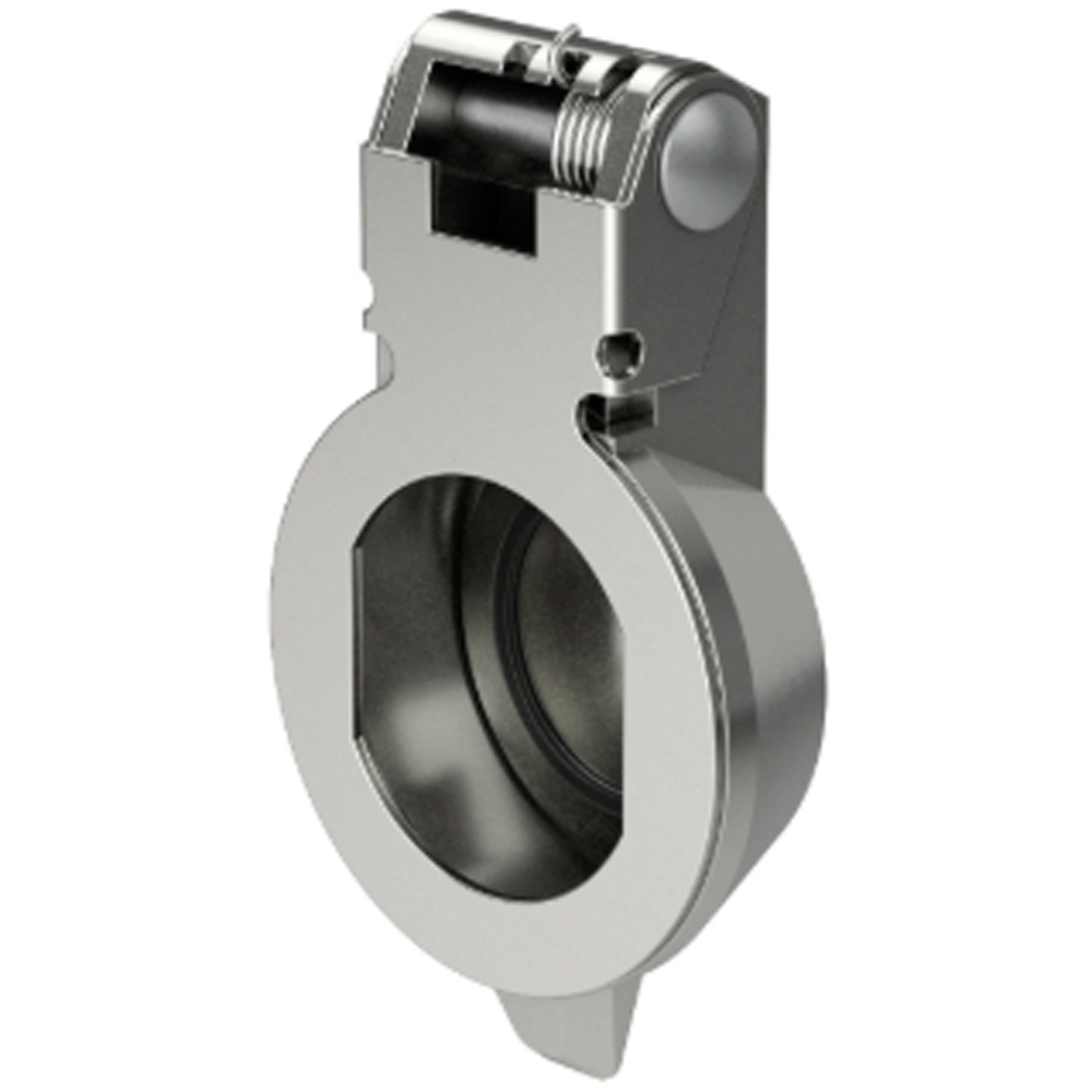 Metal Dust Cap 16.8mm x 19mm Office Furniture Rosettes