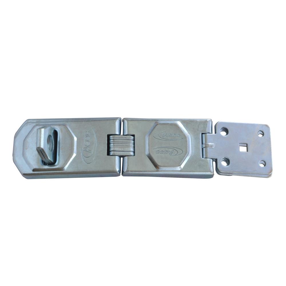 ASEC Galvanised Multi Link Concealed Fixing Hasp &amp Staple - 155mm GALV Hasp and Staple