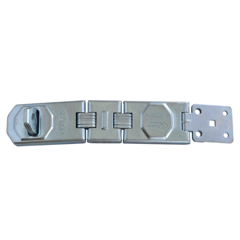 ASEC Galvanised Multi Link Concealed Fixing Hasp &amp Staple - 195mm GALV Hasp and Staple