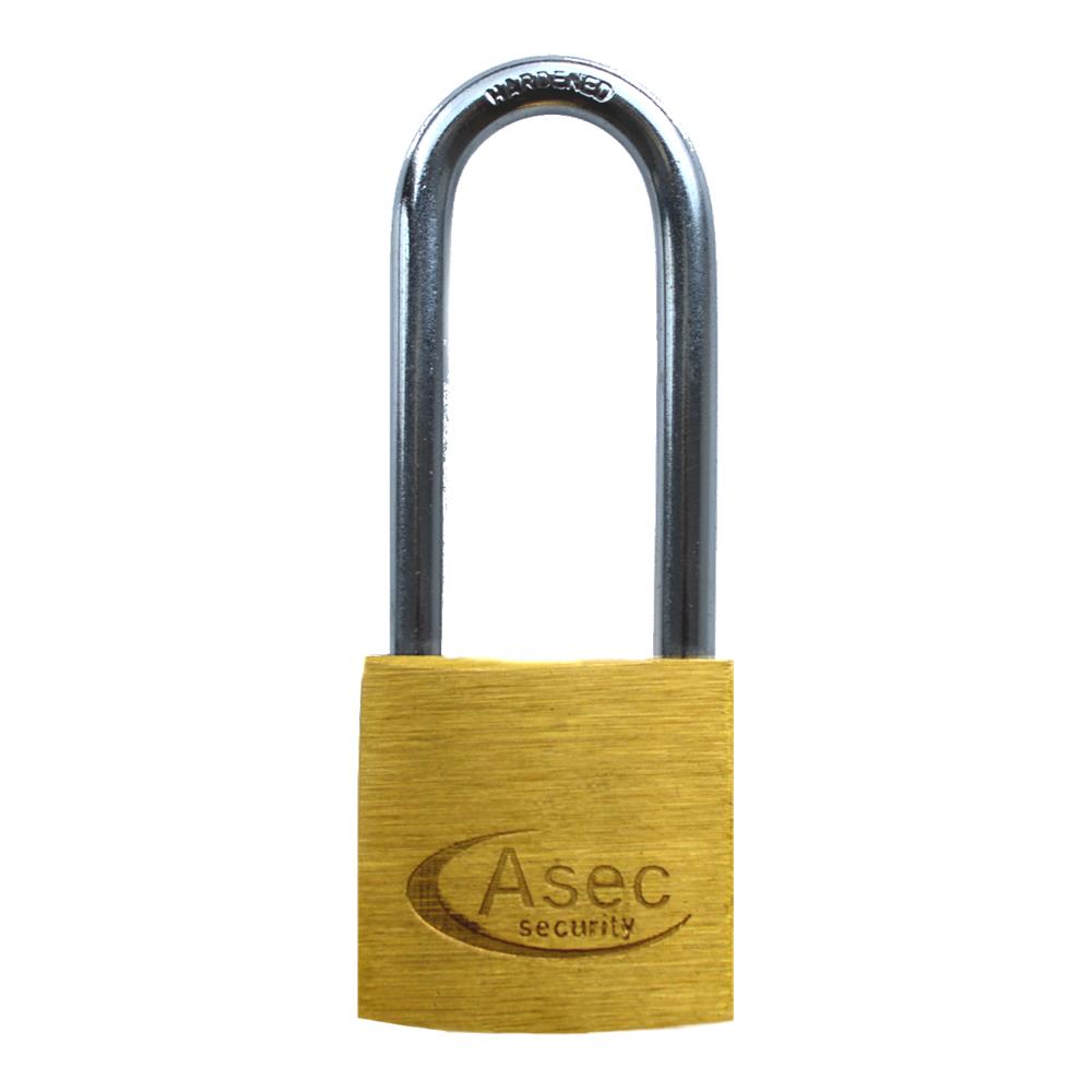 ASEC Padlocks - Keyed - Long shackle