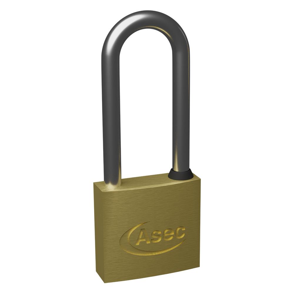 ASEC Padlocks - Keyed - Long shackle