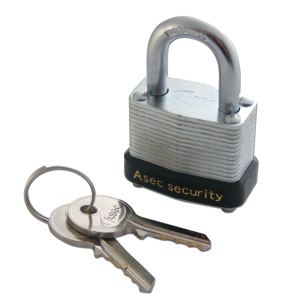 ASEC 787 & 797 Open Shackle Laminated Padlock - 30mm KD Visi