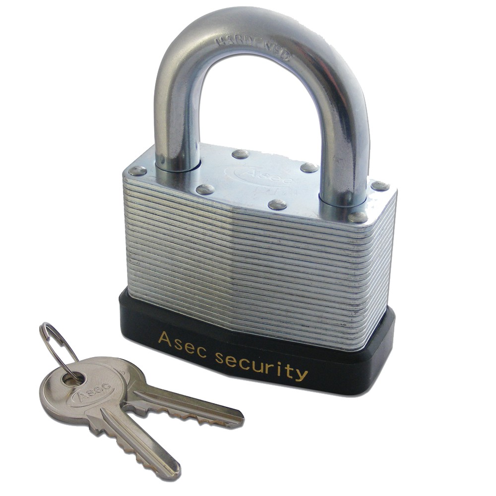 ASEC 787 & 797 Open Shackle Laminated Padlock - 64mm KD Visi