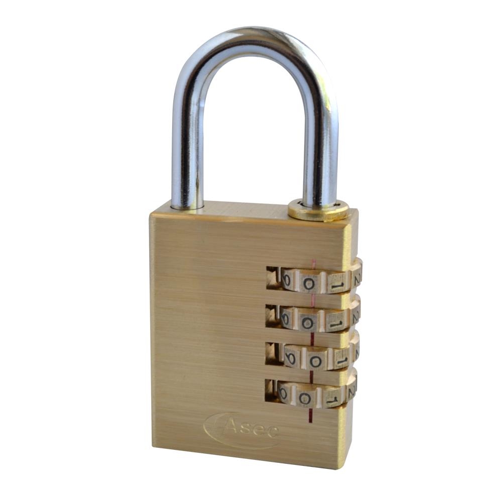 ASEC Padlocks - Combination - Standard shackle