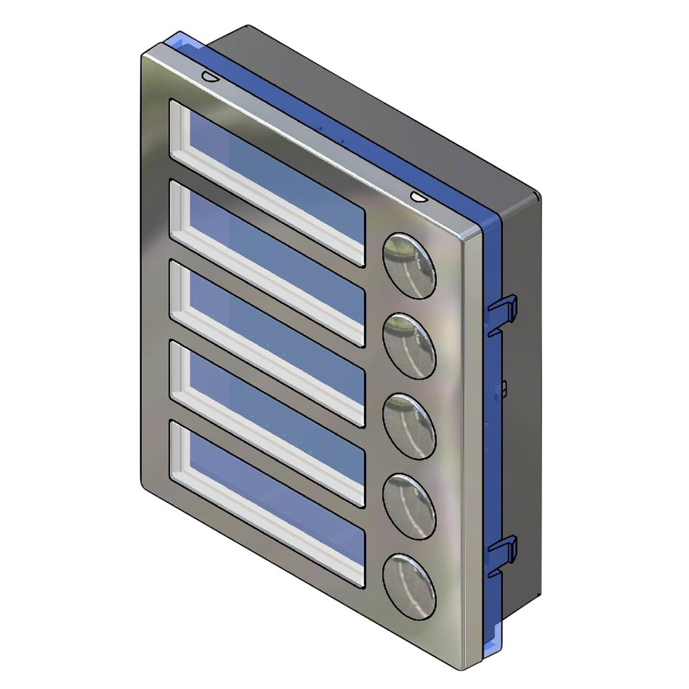 VIDEX 4K Series Extension Panel - 5 Button Access Control