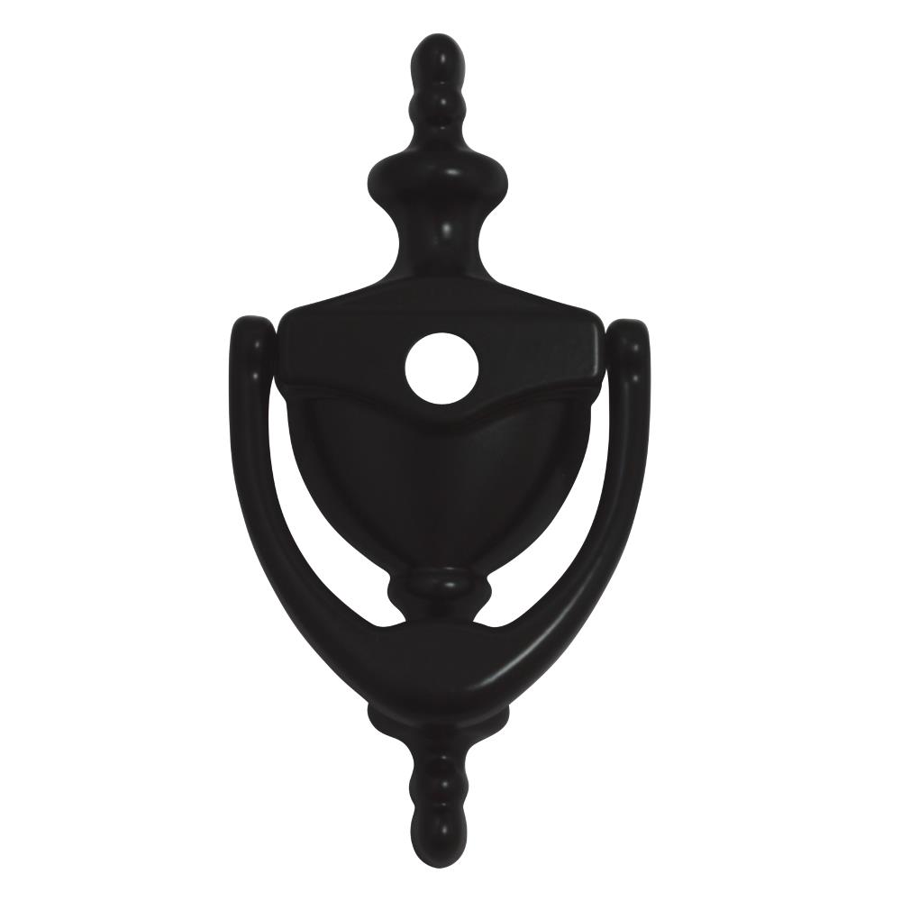 AVOCET Door Knocker Cut For Viewer - Black Door Knockers