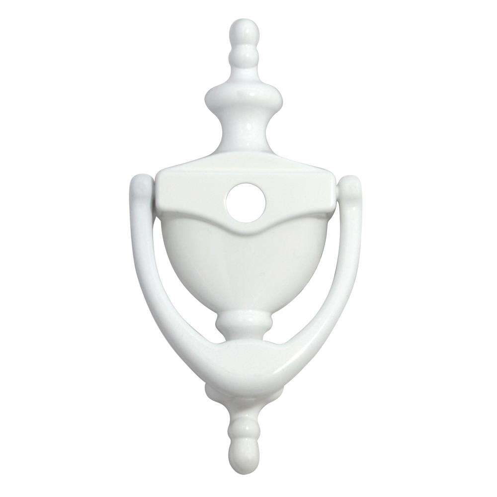 AVOCET Door Knocker Cut For Viewer - White Door Knockers