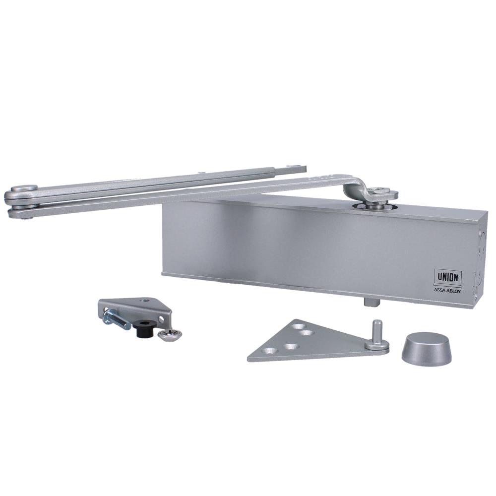 UNION CE24V Size 2-4 Door Closer - Silver Door Closers