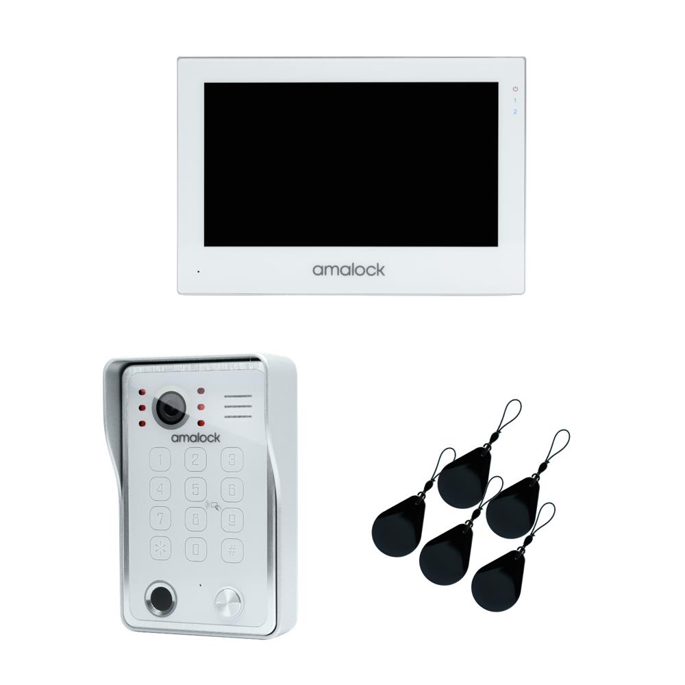 AMALOCK SV2 Smart Video Entry Kit Surface With Keypad - Including 7 Inch Monitor Access Control