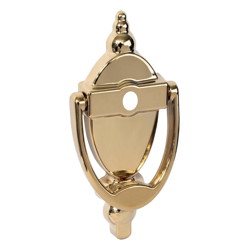 AVOCET Affinity Traditional Victorian Urn Door Knocker With Cut For Viewer - Gold Door Knockers