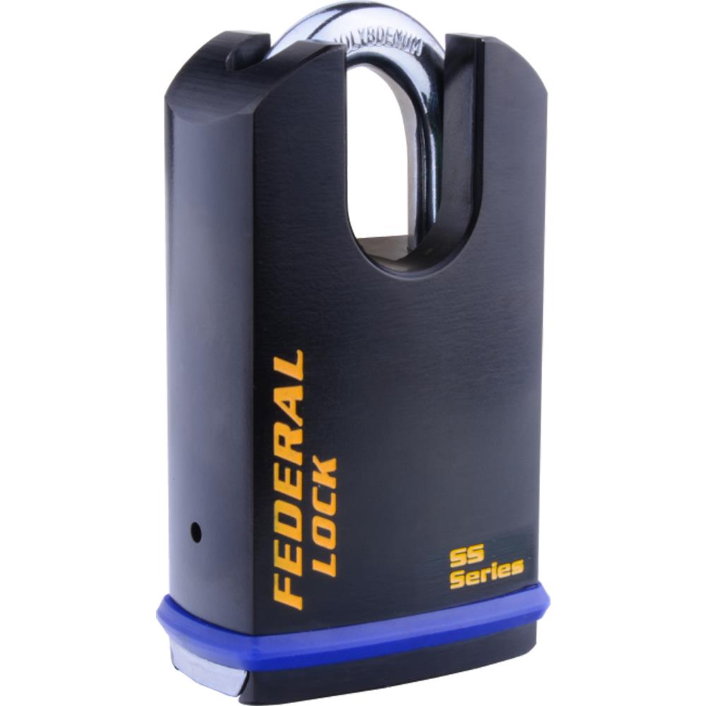 Federal 730P 54mm Hardened steel padlock - Closed shackle