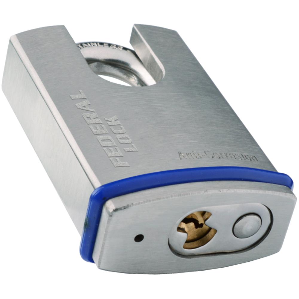 Federal 860PEUX 63mm Stainless steel body & shackle closed shackle / accept euro cylinder