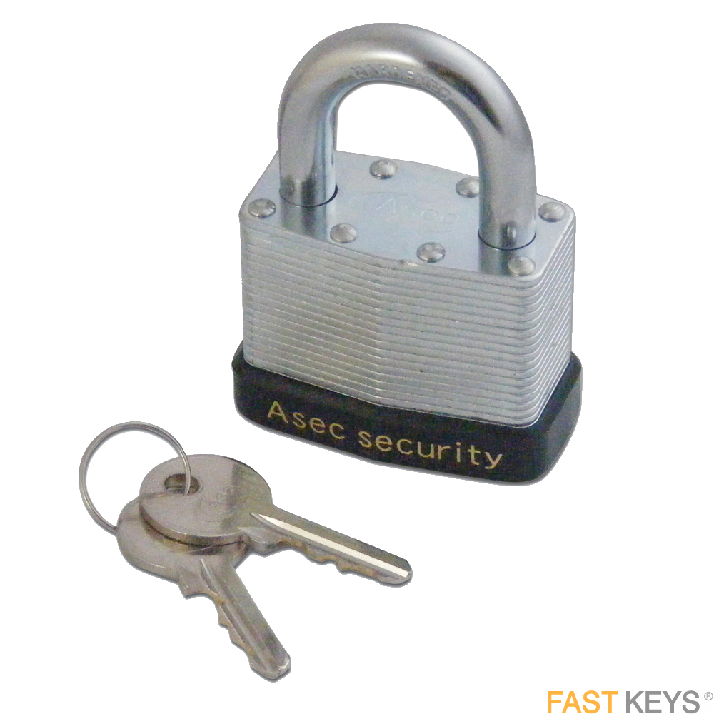 ASEC Padlocks - Keyed - Standard shackle