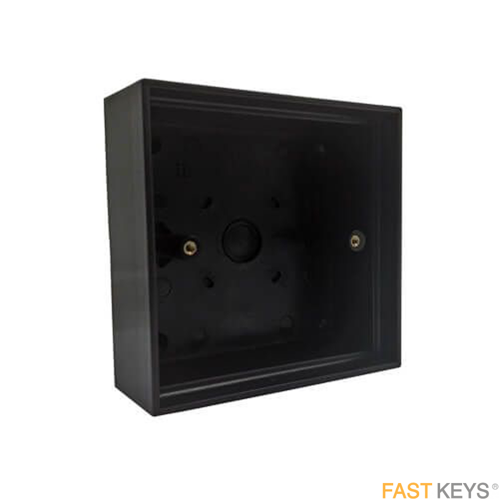 TSS BACBOXBLK - Black Plastic Back Box Access Control