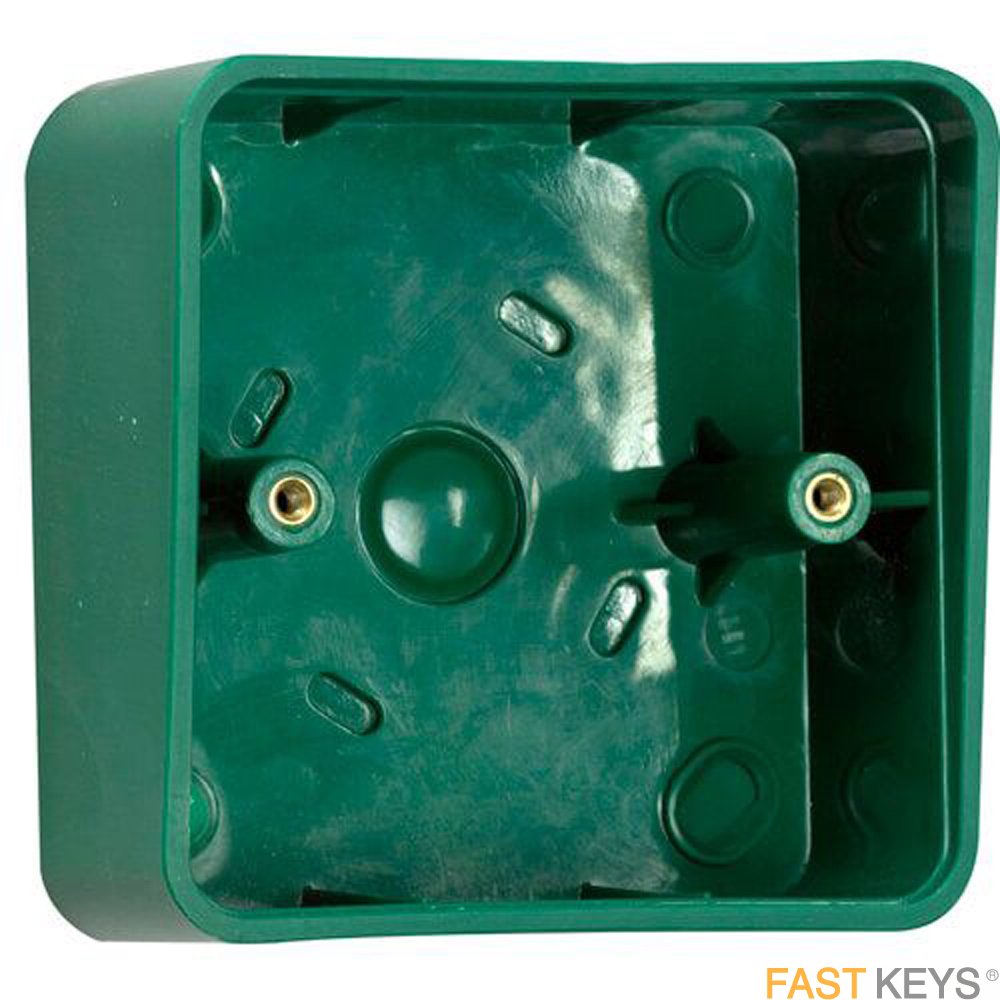 TSS BACBOXGRNSH - Green plastic shrouded back box