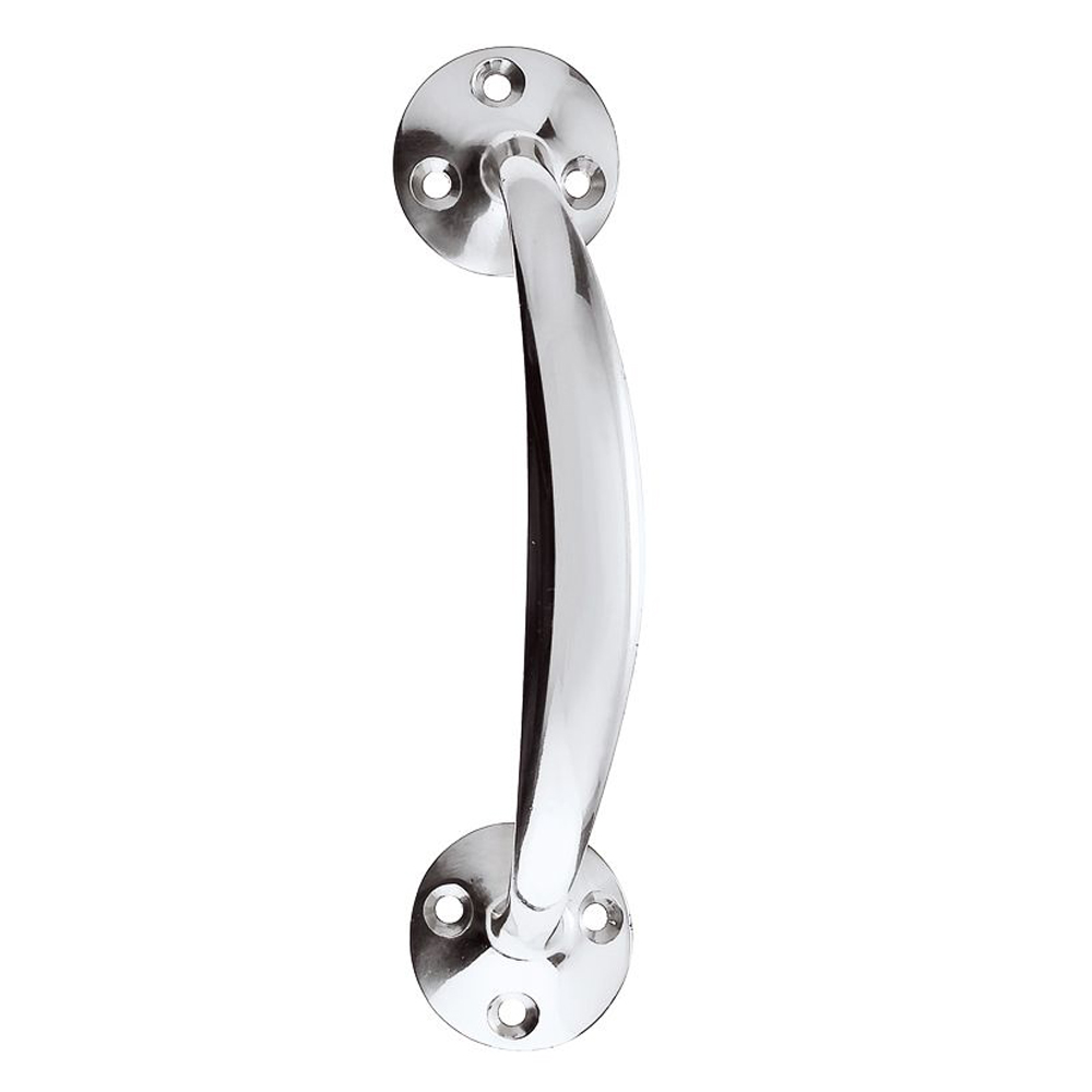 ZOO ZAB83CP Victorian Bow Handle - 6in - Polished Chrome Door Pulls and Keyhole Escutcheons