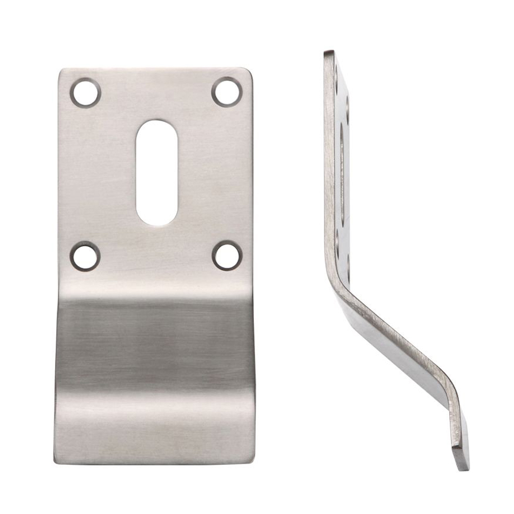 ZOO ZAS20SS Cylinder Latch Pull - Standard Profile - 88mm X 43mm - Satin Stainless Door Pulls and Keyhole Escutcheons