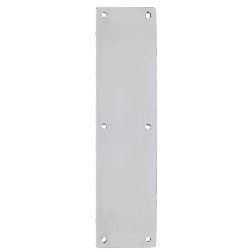 ZOO ZAS32RDSS Finger Plate - Satin Stainless Door Pulls and Keyhole Escutcheons