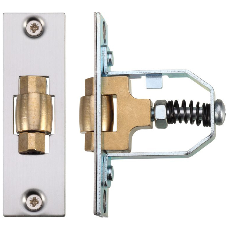 ZOO Adjustable Roller Latch - Satin Stainless Door Latches