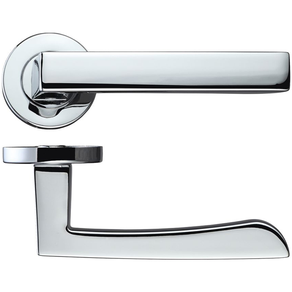 ZOO Mensa Lever On Round Rose Wooden Door Handles