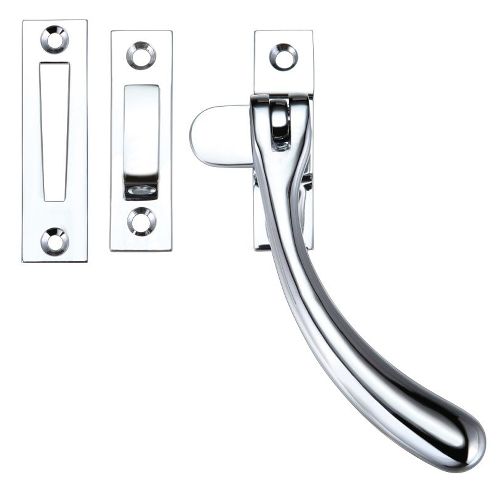 ZOO FB104CP Bulb End Casement Fastener - Offset Version - Polished Chrome