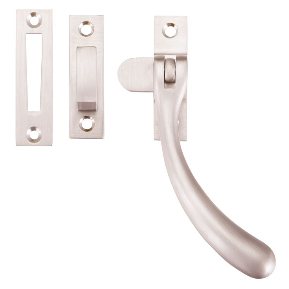 ZOO FB104PVDSN Bulb End Casement Fastener - Offset Version - PVD Satin Nickel